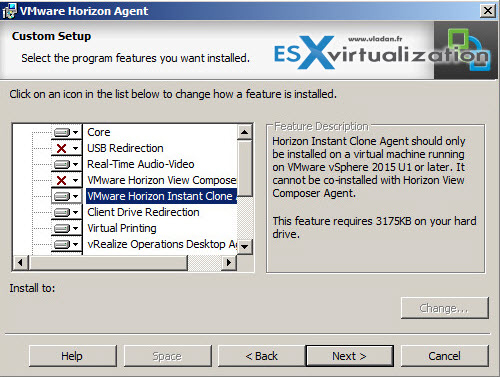 Horizon 7 Instant Clone technology